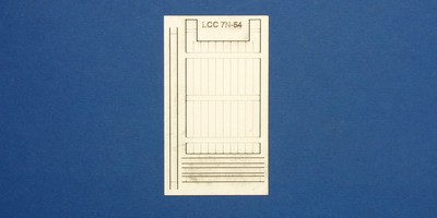 LCC 7N-54 industrial sliding gate - single